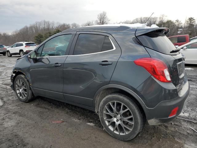 KL4CJ2SM6GB674684 - 2016 BUICK ENCORE SPORT TOURING CHARCOAL photo 2