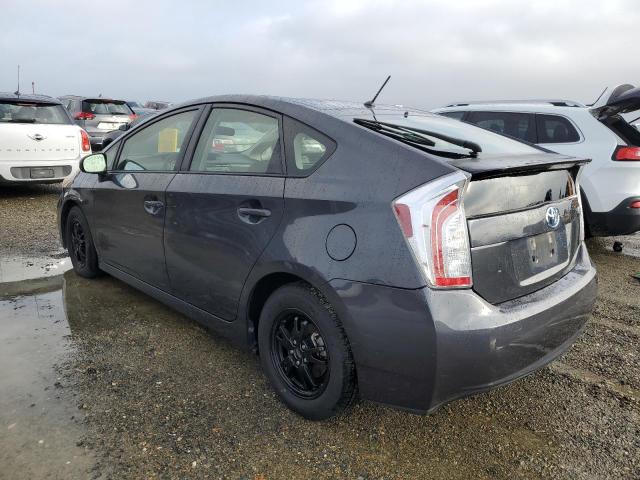 JTDKN3DU9E0388393 - 2014 TOYOTA PRIUS CHARCOAL photo 2