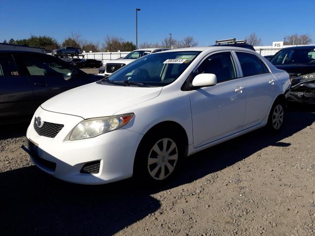 JTDBL40EX99041568 - 2009 TOYOTA COROLLA BASE WHITE photo 1