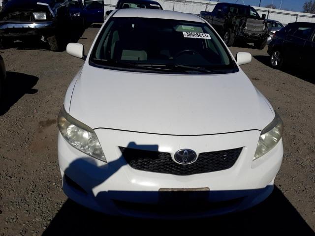 JTDBL40EX99041568 - 2009 TOYOTA COROLLA BASE WHITE photo 5