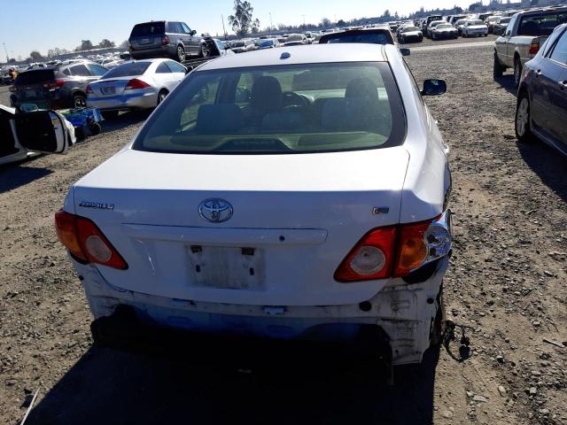 JTDBL40EX99041568 - 2009 TOYOTA COROLLA BASE WHITE photo 6