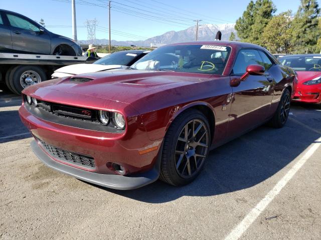 2C3CDZFJ2KH701907 - 2019 DODGE CHALLENGER R/T SCAT PACK BURGUNDY photo 1
