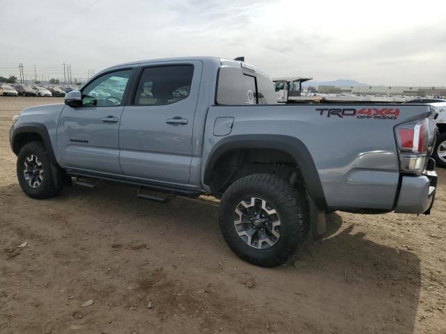 3TYCZ5AN0MT027927 - 2021 TOYOTA TACOMA DOUBLE CAB GRAY photo 2