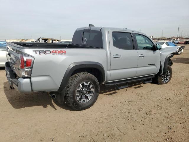 3TYCZ5AN0MT027927 - 2021 TOYOTA TACOMA DOUBLE CAB GRAY photo 3