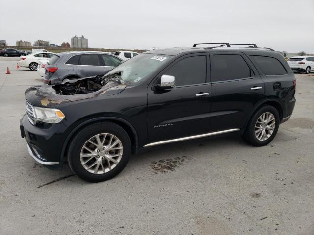 1C4RDHEGXEC381233 - 2014 DODGE DURANGO CITADEL BLACK photo 1