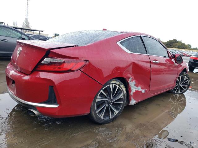 1HGCT1B82GA004845 - 2016 HONDA ACCORD EXL RED photo 3