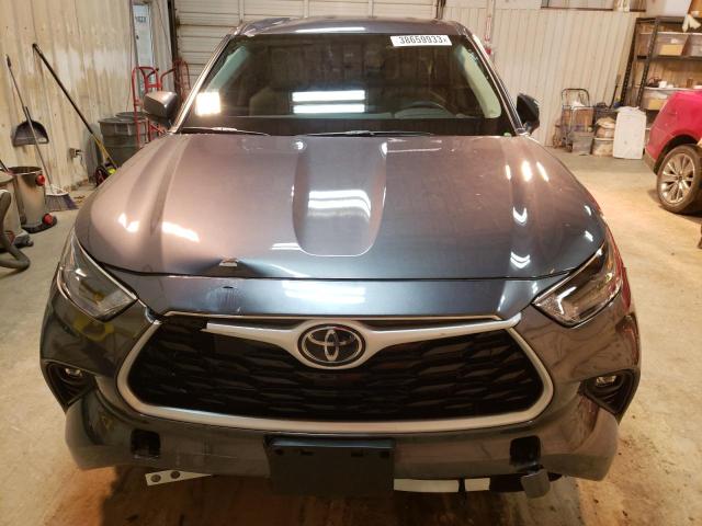 5TDZZRAHXNS556861 - 2022 TOYOTA HIGHLANDER L GRAY photo 5