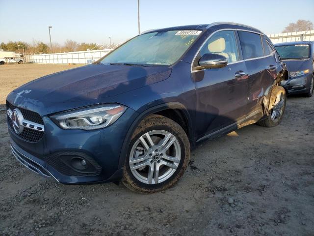 W1N4N4HB8MJ236002 - 2021 MERCEDES-BENZ GLA 250 4MATIC BLUE photo 1