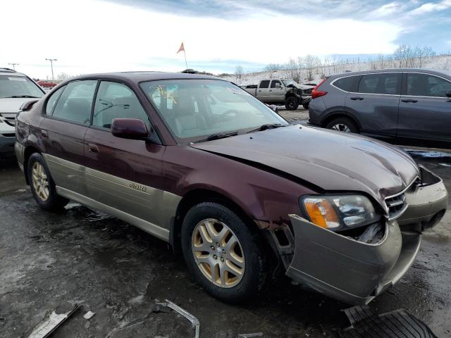 4S3BE6866Y7209154 - 2000 SUBARU LEGACY OUTBACK LIMITED MAROON photo 4