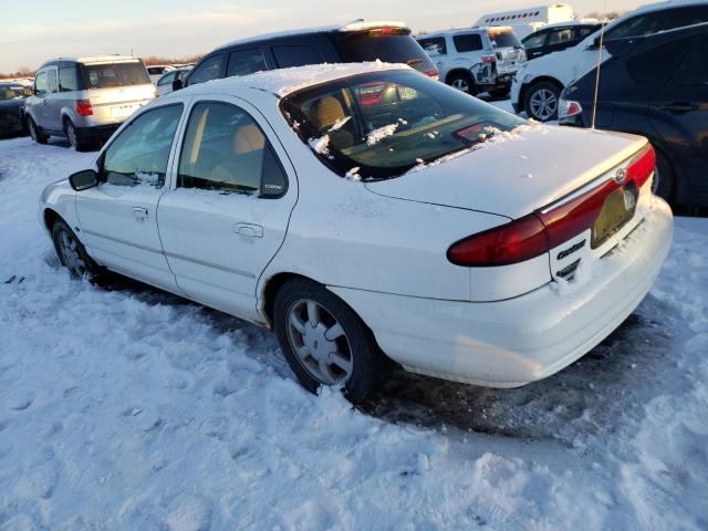 1FALP6538WK161911 - 1998 FORD CONTOUR BASE WHITE photo 2