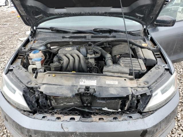 3VW2K7AJ7FM303816 - 2015 VOLKSWAGEN JETTA BASE CHARCOAL photo 11