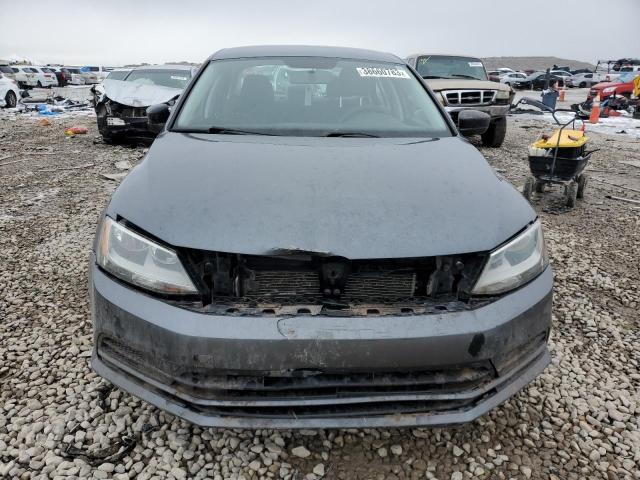 3VW2K7AJ7FM303816 - 2015 VOLKSWAGEN JETTA BASE CHARCOAL photo 5