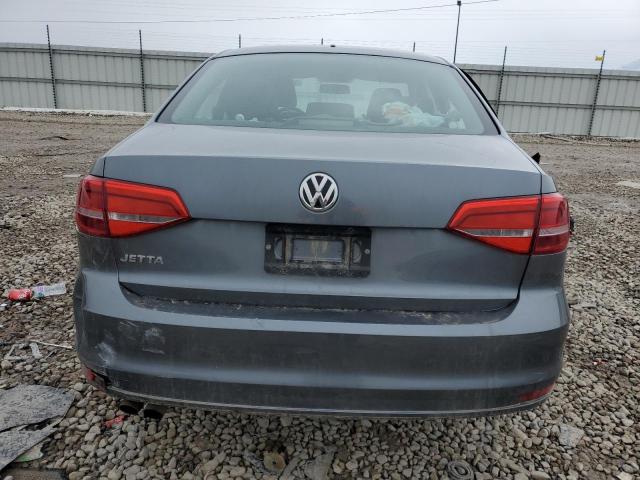 3VW2K7AJ7FM303816 - 2015 VOLKSWAGEN JETTA BASE CHARCOAL photo 6