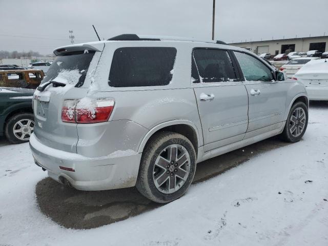 1GKKRTED7CJ344861 - 2012 GMC ACADIA DENALI SILVER photo 3