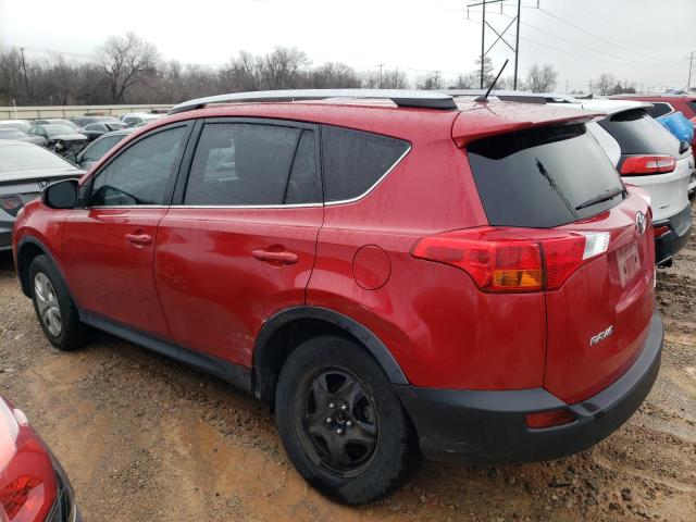 2T3BFREV0EW133814 - 2014 TOYOTA RAV4 LE RED photo 2