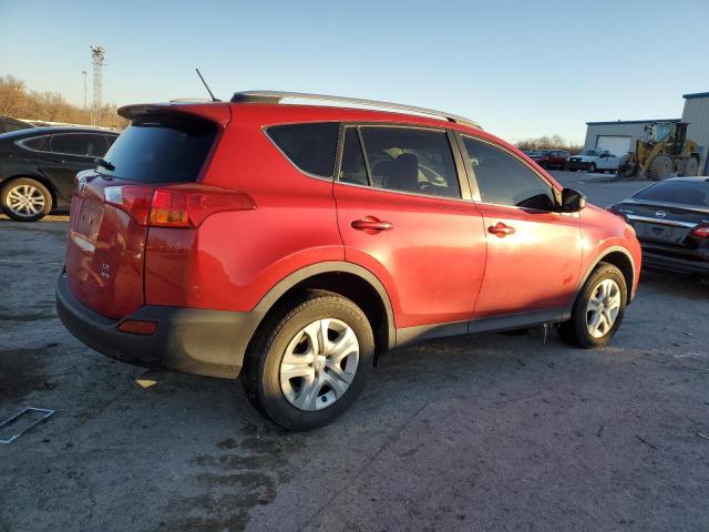 2T3BFREV0EW133814 - 2014 TOYOTA RAV4 LE RED photo 3