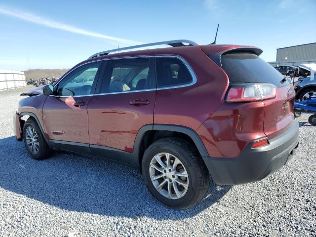 1C4PJLCB2KD187361 - 2019 JEEP CHEROKEE LATITUDE RED photo 2