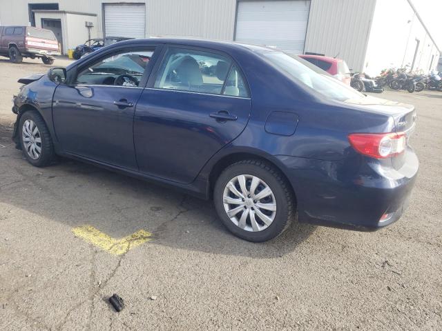 2T1BU4EE0DC121325 - 2013 TOYOTA COROLLA BASE BLUE photo 2