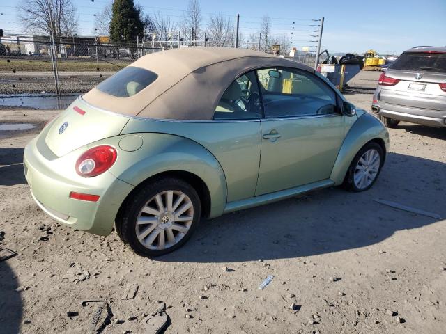 3VWRF31Y78M416113 - 2008 VOLKSWAGEN BEETLE CONVERTIBLE SE GREEN photo 3