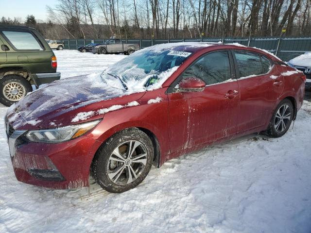 3N1AB8CV0LY264787 - 2020 NISSAN SENTRA SV RED photo 1