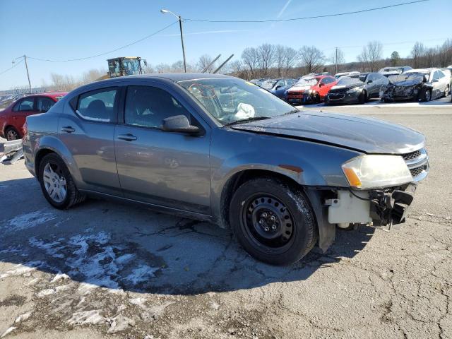 1C3CDZABXCN128585 - 2012 DODGE AVENGER SE GRAY photo 4