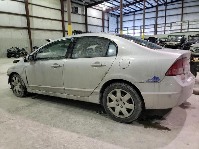 2HGFA16518H324339 - 2008 HONDA CIVIC LX SILVER photo 2