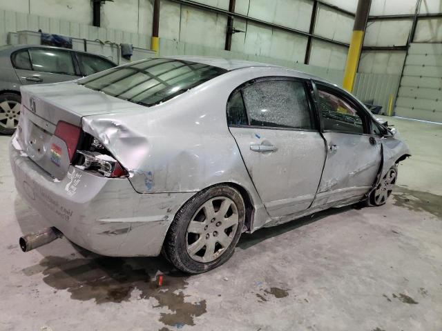 2HGFA16518H324339 - 2008 HONDA CIVIC LX SILVER photo 3