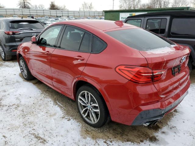 5UXXW5C5XF0E88112 - 2015 BMW X4 XDRIVE35I RED photo 2