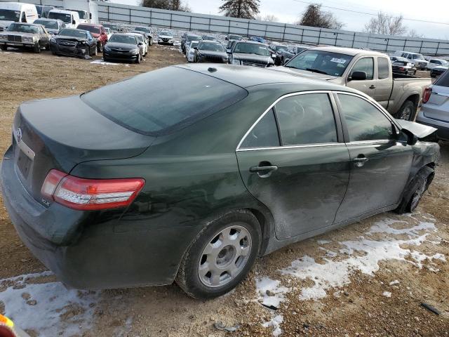 4T4BF3EK3BR137420 - 2011 TOYOTA CAMRY BASE GREEN photo 3