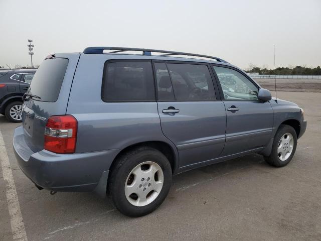 JTEGD21A760137124 - 2006 TOYOTA HIGHLANDER BLUE photo 3