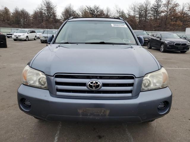 JTEGD21A760137124 - 2006 TOYOTA HIGHLANDER BLUE photo 5