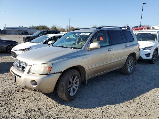 JTEEW21A870047208 - 2007 TOYOTA HIGHLANDER HYBRID GOLD photo 1