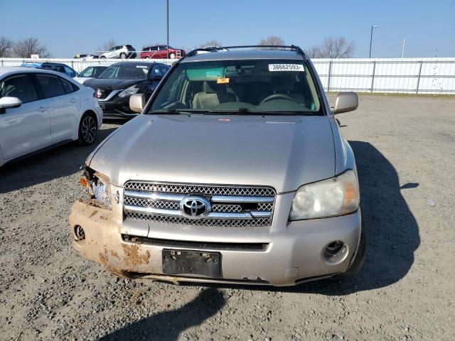 JTEEW21A870047208 - 2007 TOYOTA HIGHLANDER HYBRID GOLD photo 5