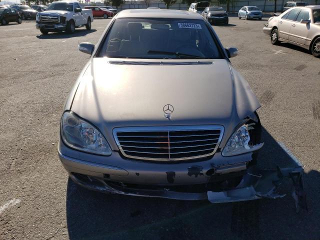 WDBNG70J74A395232 - 2004 MERCEDES-BENZ S 430 SILVER photo 5