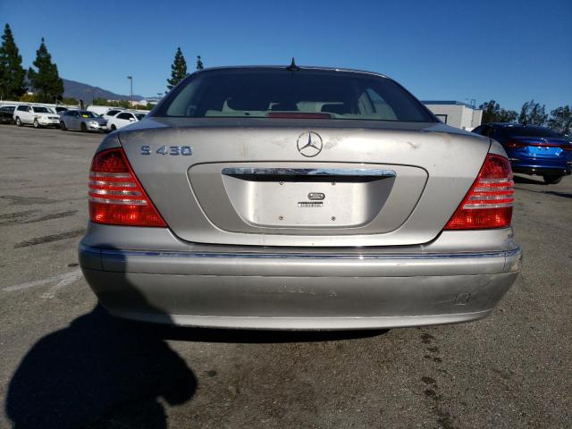 WDBNG70J74A395232 - 2004 MERCEDES-BENZ S 430 SILVER photo 6