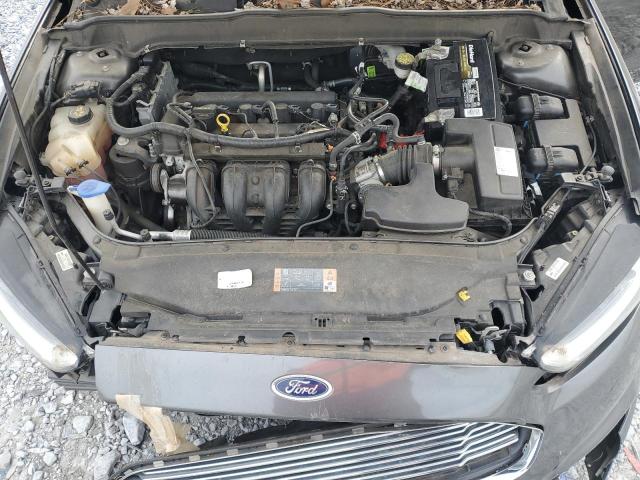 3FA6P0H75FR302468 - 2015 FORD FUSION SE GRAY photo 11