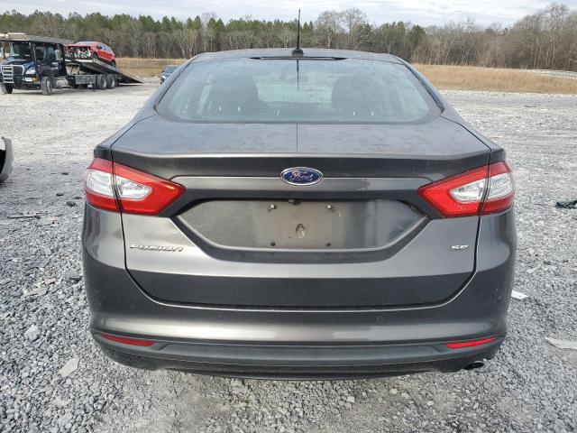 3FA6P0H75FR302468 - 2015 FORD FUSION SE GRAY photo 6