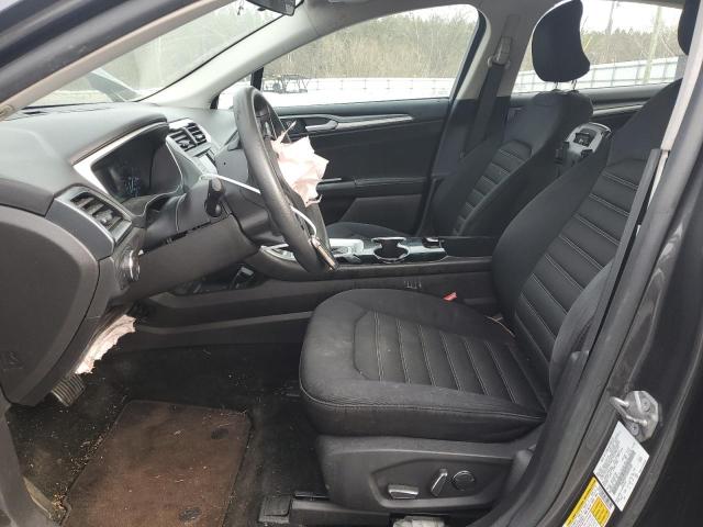 3FA6P0H75FR302468 - 2015 FORD FUSION SE GRAY photo 7