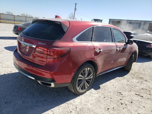 5J8YD3H50KL010586 - 2019 ACURA MDX TECHNOLOGY RED photo 3