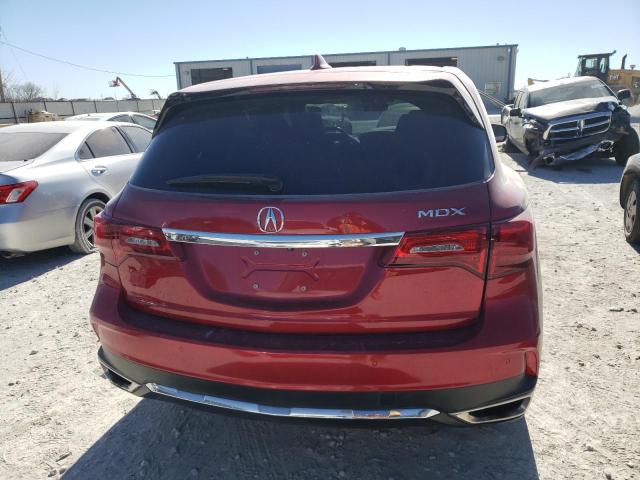 5J8YD3H50KL010586 - 2019 ACURA MDX TECHNOLOGY RED photo 6