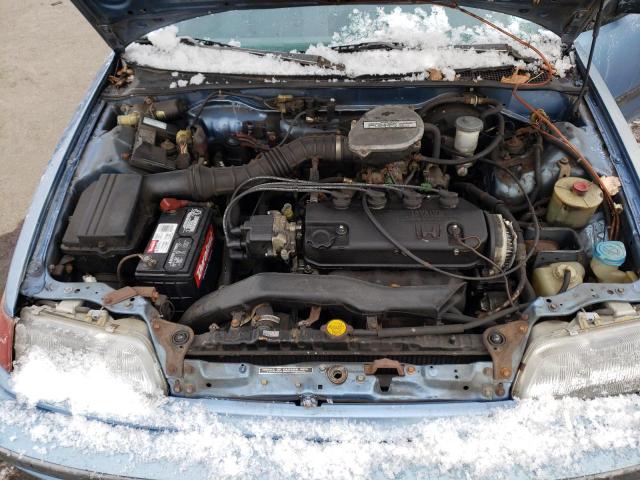 2HGED6452MH566506 - 1991 HONDA CIVIC DX BLUE photo 11