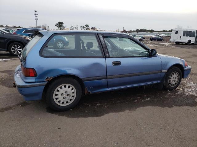 2HGED6452MH566506 - 1991 HONDA CIVIC DX BLUE photo 3