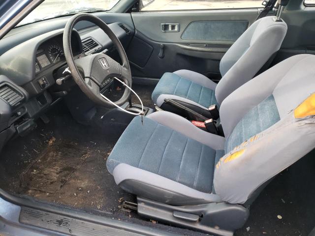 2HGED6452MH566506 - 1991 HONDA CIVIC DX BLUE photo 7