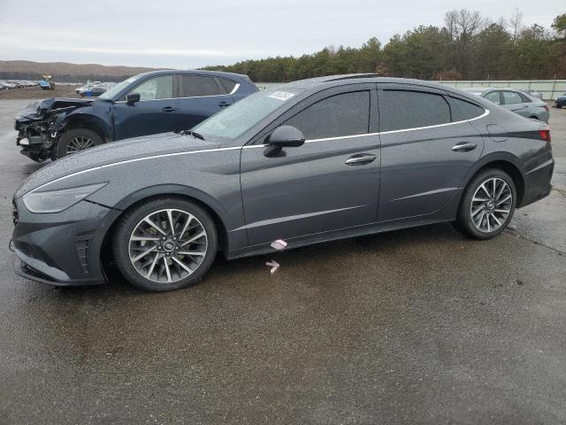 5NPEH4J28LH008344 - 2020 HYUNDAI SONATA LIMITED GRAY photo 1