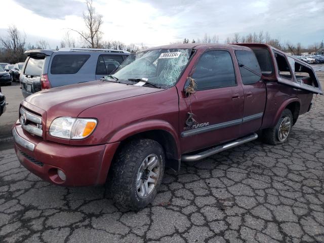 5TBBT44114S443179 - 2004 TOYOTA TUNDRA ACCESS CAB SR5 RED photo 1