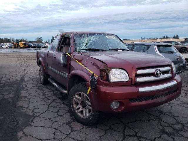 5TBBT44114S443179 - 2004 TOYOTA TUNDRA ACCESS CAB SR5 RED photo 4
