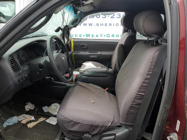 5TBBT44114S443179 - 2004 TOYOTA TUNDRA ACCESS CAB SR5 RED photo 7