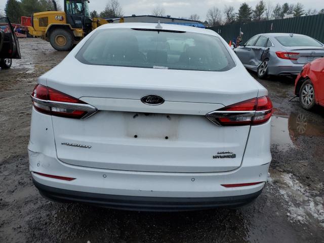 3FA6P0MU4KR141777 - 2019 FORD FUSION SEL WHITE photo 6