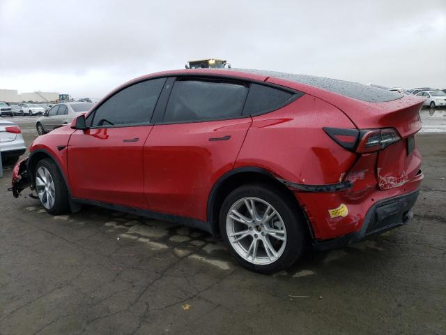 7SAYGDEE8NF446984 - 2022 TESLA MODEL Y RED photo 2