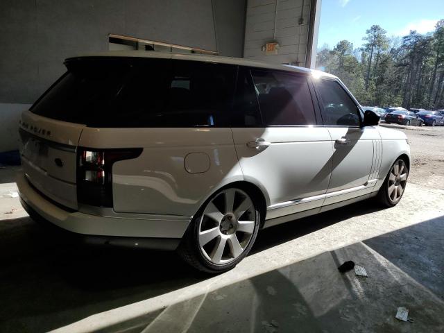 SALGV3EF9GA284319 - 2016 LAND ROVER RANGE ROVE AUTOBIOGRAPHY WHITE photo 3